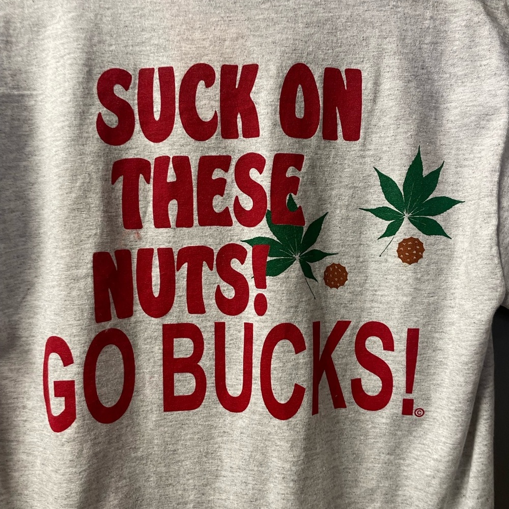 Hey Michigan, Ohio STate Fan Tshirt, Go Bucks size small